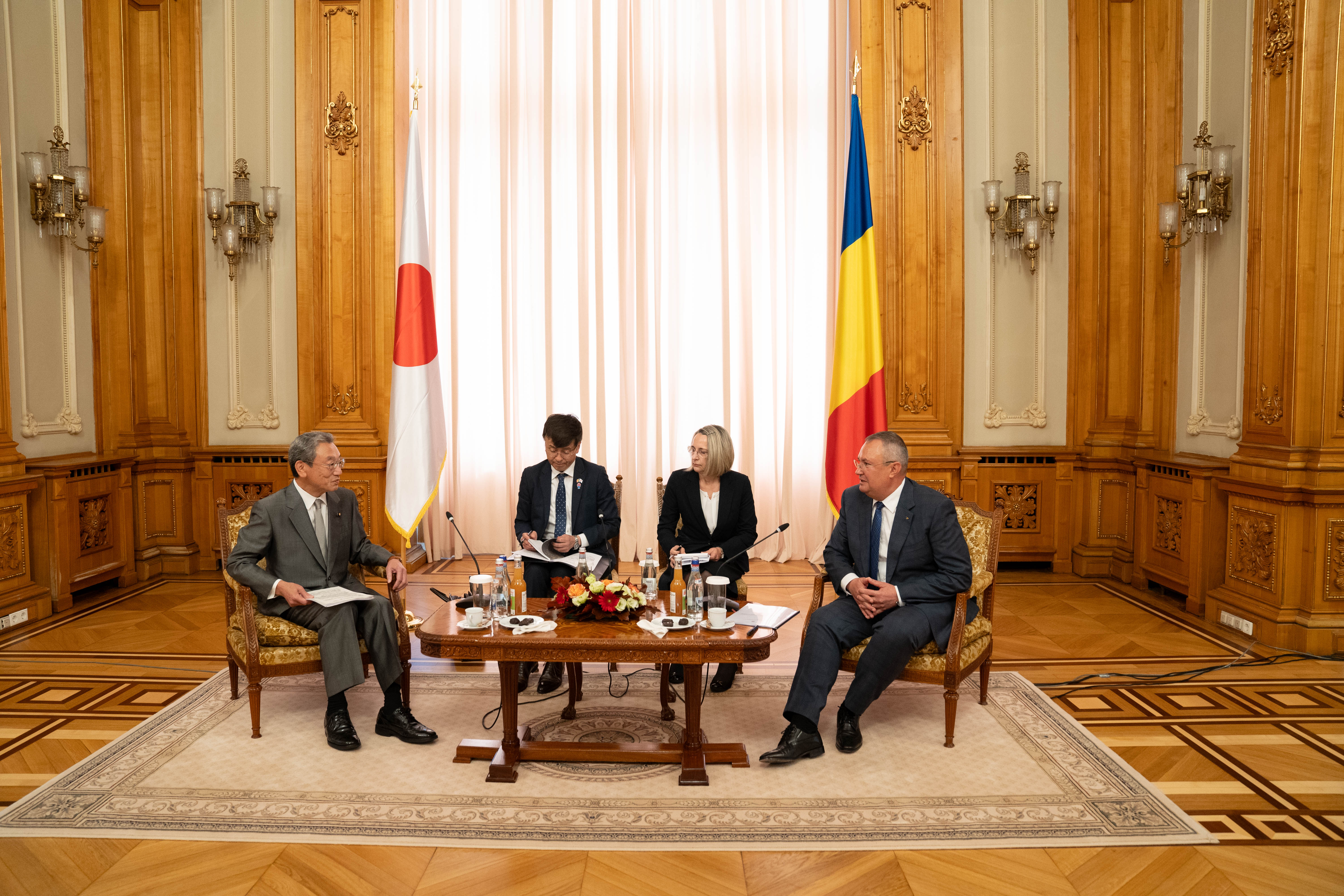 Întrevederea președintelui Senatului, Nicolae-Ionel Ciucă, cu E.S. domnul Hiroyuki Nagahama, vicepreședintele Camerei Consilierilor din cadrul Dietei Naționale a Japoniei